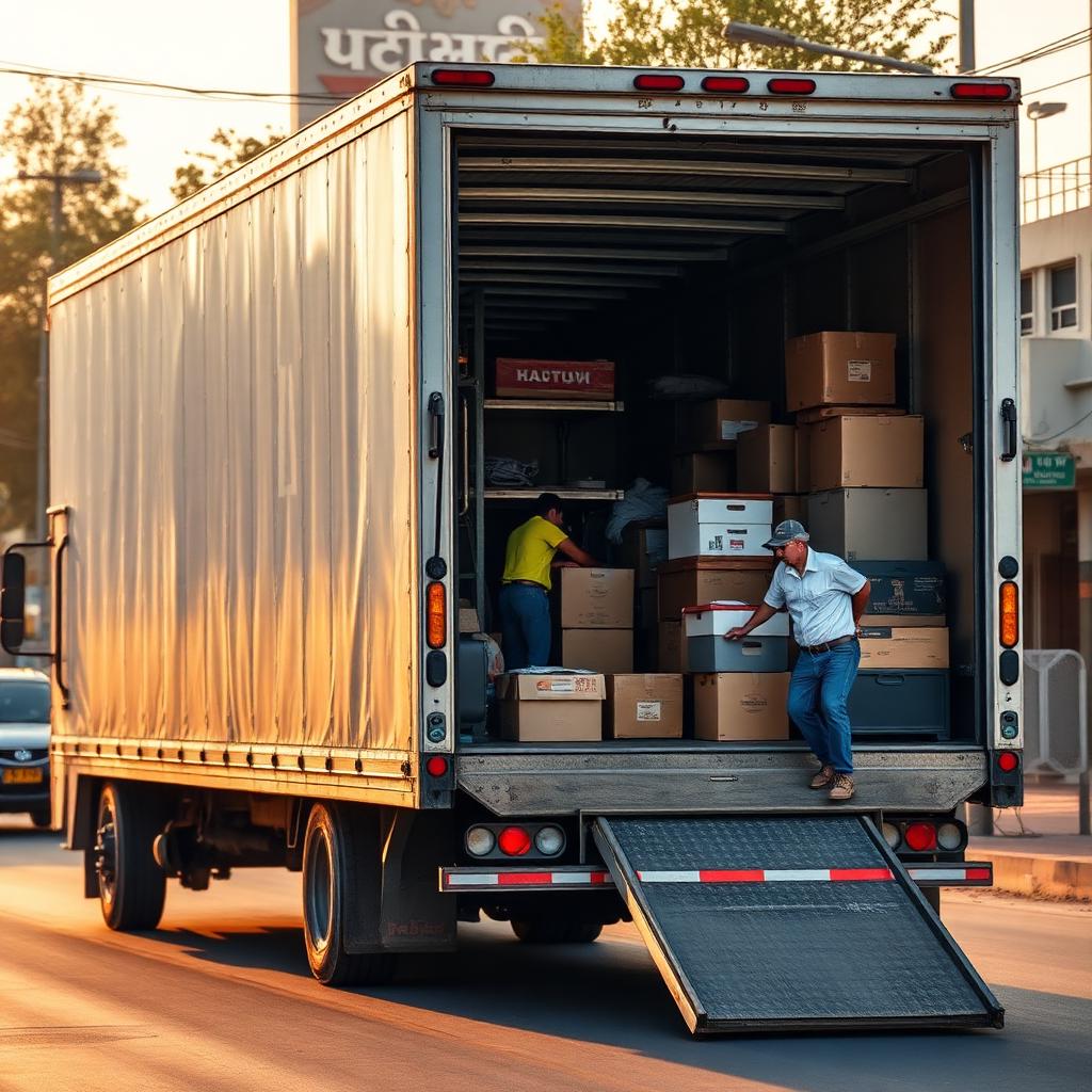 Loaded for transit
