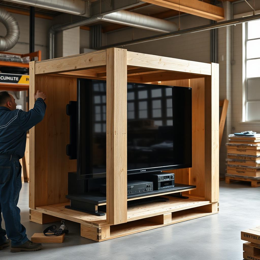 Crated electronics